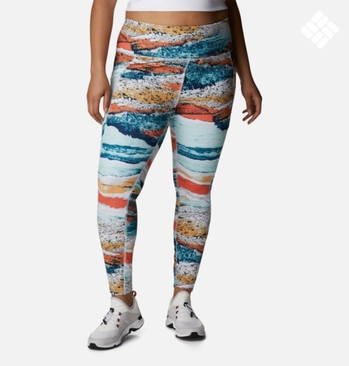 Women's Columbia Windgates II Leggings Multicolor | Plus Size CA-L6581